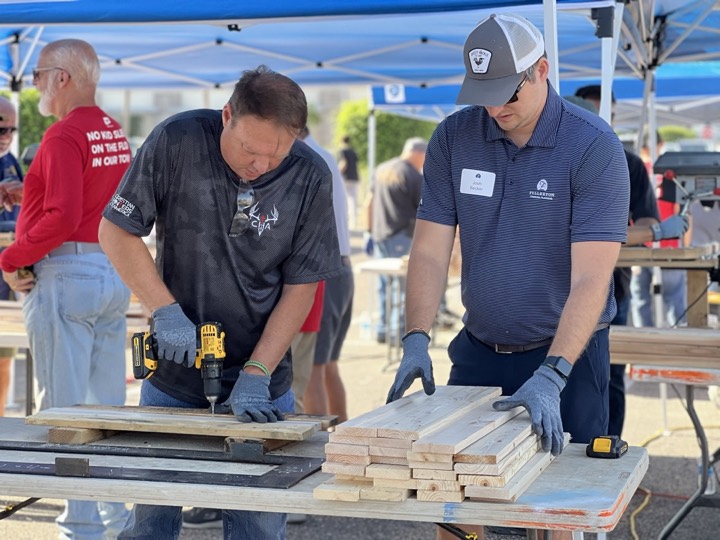 Fullerton Foundation volunteers serving the community